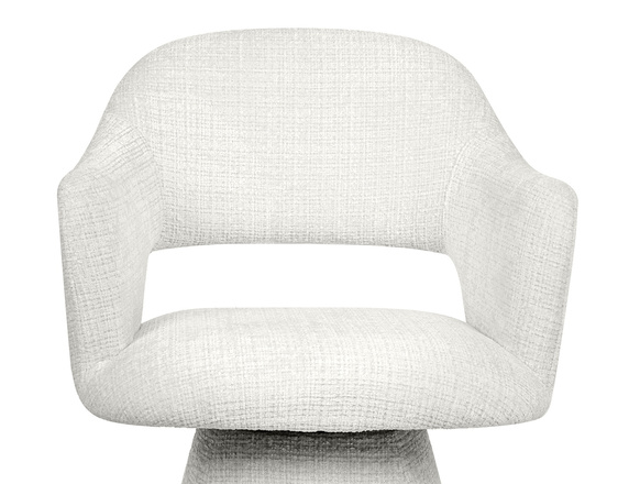 MaMaison krzesło obrotowe VERONA białe