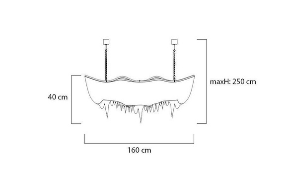 MOOSEE lampa wisząca ATLANTA LONG