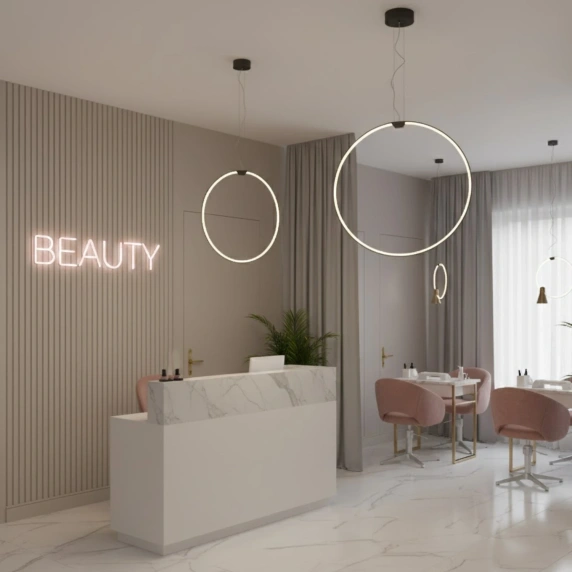 ACIRCULO - oprawa wisząca LED 60 cm, czarna