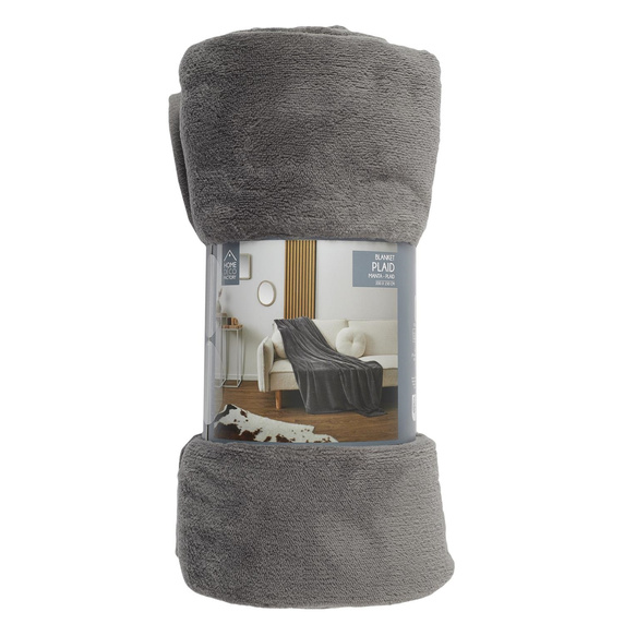 Pled Molleton szary 150x200cm