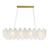 Lampa wisząca PIUMA LONG biała 100 cm