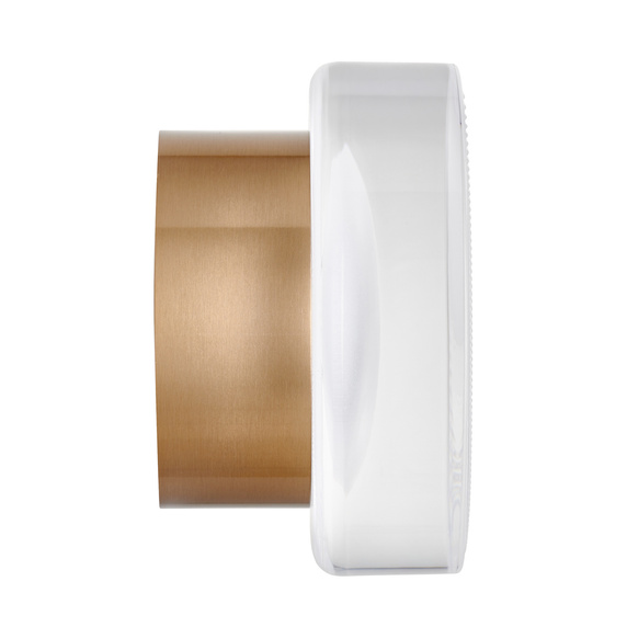 Lampa ścienna CARMELLO LED transparentna złota 13,5 cm