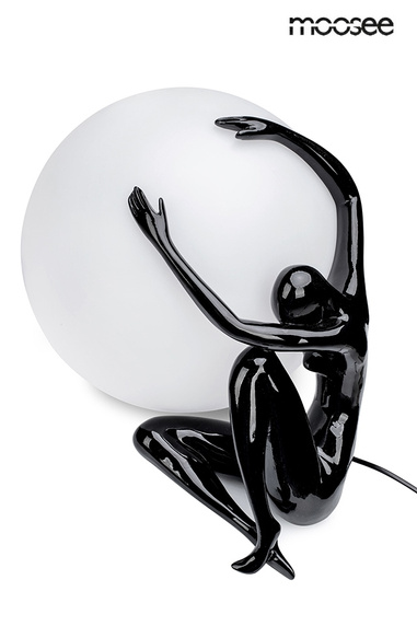 MOOSEE lampa stołowa UOMO 50 czarna