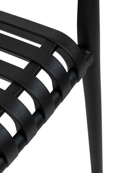MODESTO krzesło STRIPS ARM czarne
