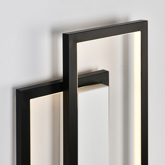 Lampa ścienna SYMMETRY-160 LED czarna 160 cm