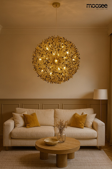MOOSEE lampa wisząca MONETE 65 złota