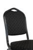 Krzesło bankietowe / konferencyjne HERON  czarne