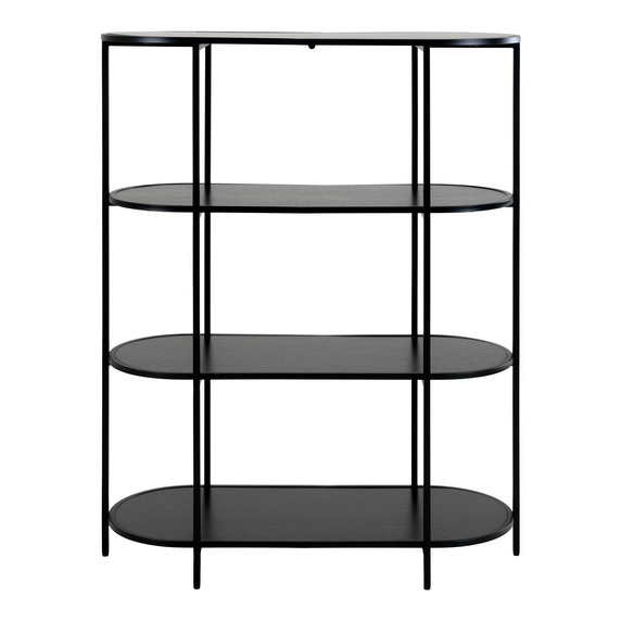 Regał Vita owalny czarny