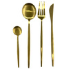 Zestaw sztućców Gilded złote na 6 osób