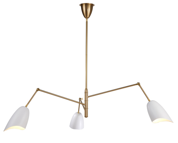 Lampa wisząca RAGNO biała 150 cm