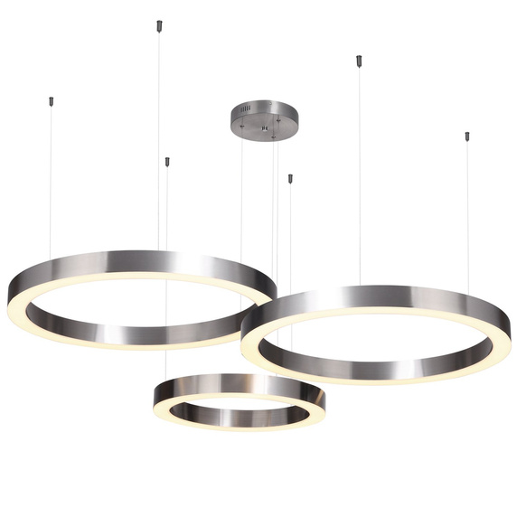 Lampa wisząca CIRCLE 80 LED mosiądz szczotkowany 80 cm