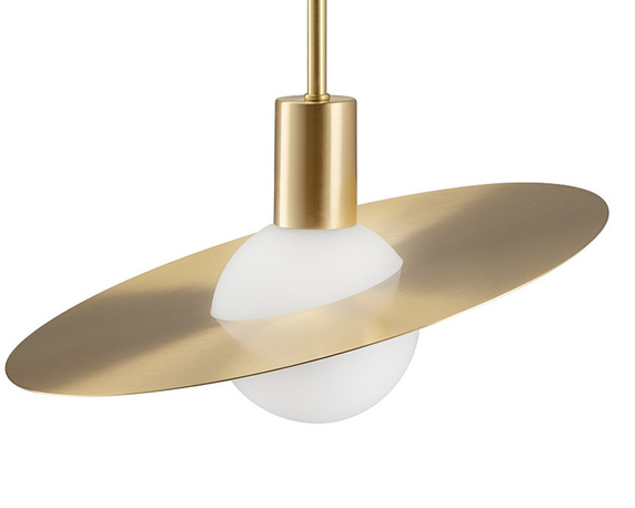 Lampa wisząca JUPITER złota 30 cm