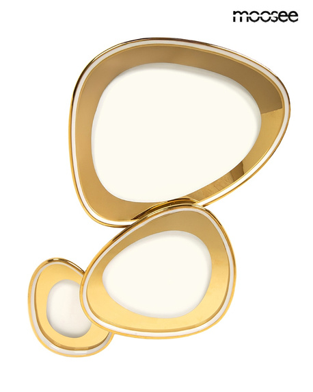 MOOSEE lampa sufitowa / plafon CELL 3 złota