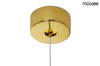 MOOSEE lampa wisząca RING LUXURY 110 złota - LED, chromowane złoto