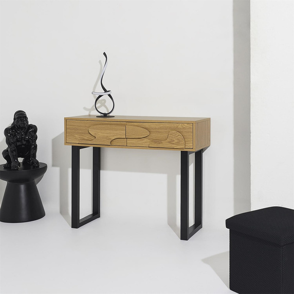 Konsola Calypso dąb/ czarna