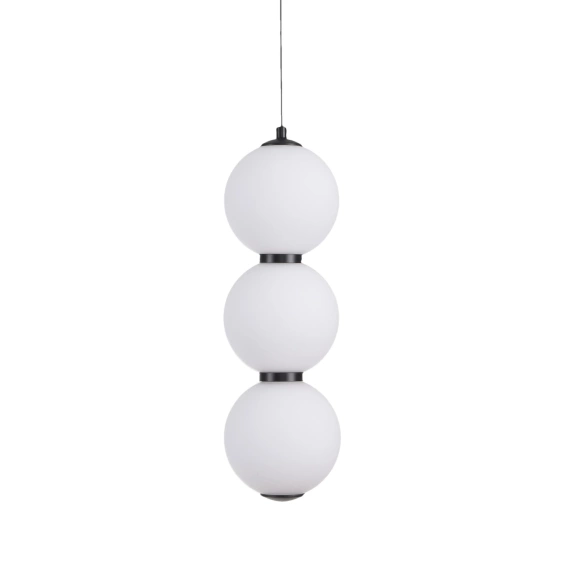 Lampa wisząca PERLA LED czarna 12 cm