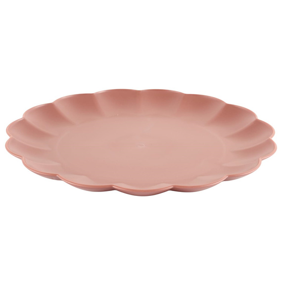 Talerz obiadowy Iris 25,5cm różowy