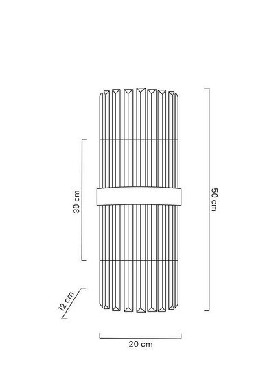 MOOSEE lampa ścienna MILAGRO złota