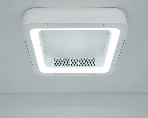 MOOSEE lampa sufitowa / plafon FANLIGHT - wentylator