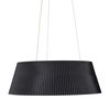 Lampa wisząca FRILL LED czarna 45 cm
