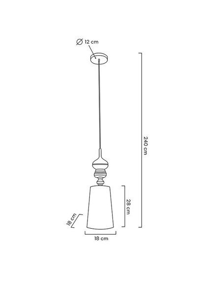 MOOSEE lampa wisząca QUEEN 20 złota