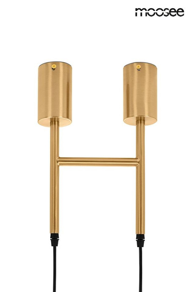 MOOSEE lampa wisząca RIVA 2 złota