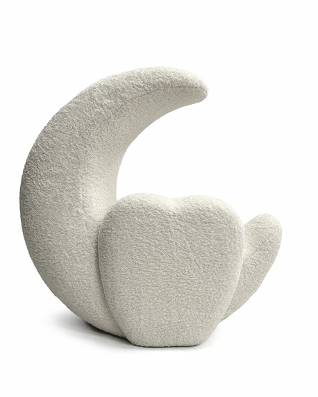 Fotel dziecięcy MOON biały