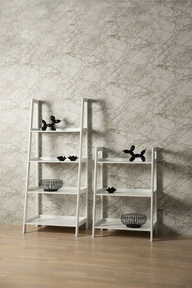 Regał Wally II Biały/Biały