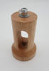 Lampa wisząca NORDIC WOODY biało drewniana 35 cm