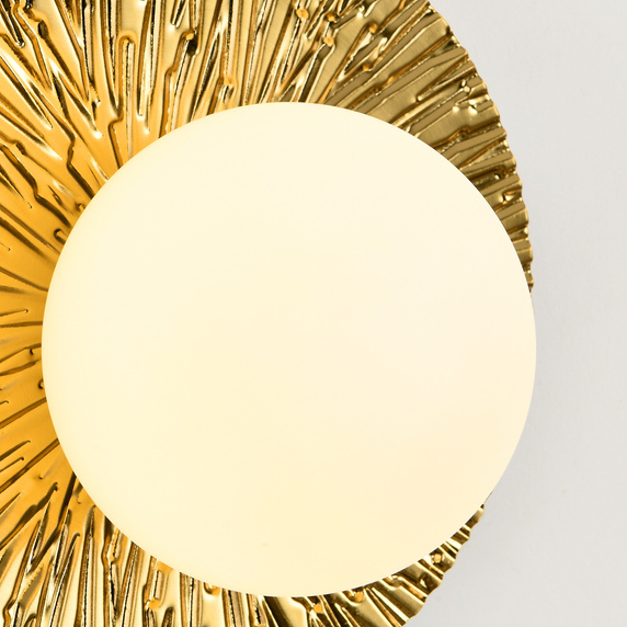 Lampa ścienna SUN L złota 40 cm