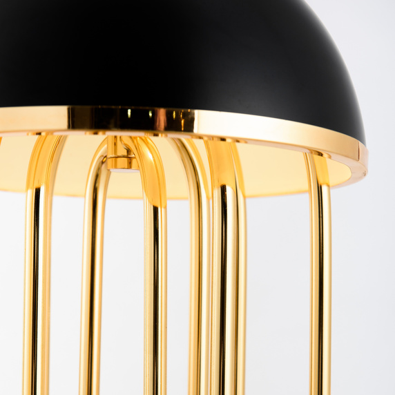 Lampa stołowa DOLCE VITA czarno złota 60 cm