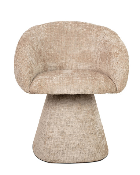 MaMaison krzesło obrotowe PEDRA beżowe