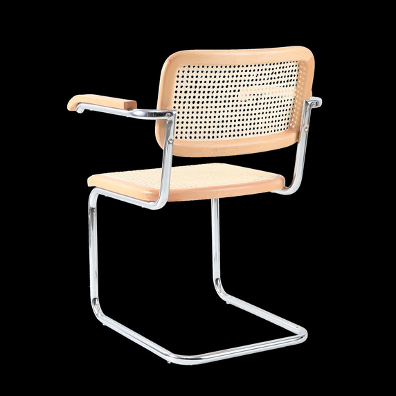 Krzesło VIENNA rattanowe z podłokietnikami