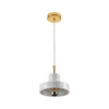 Lampa wisząca UNIVERSO marmurowo złota 18 cm