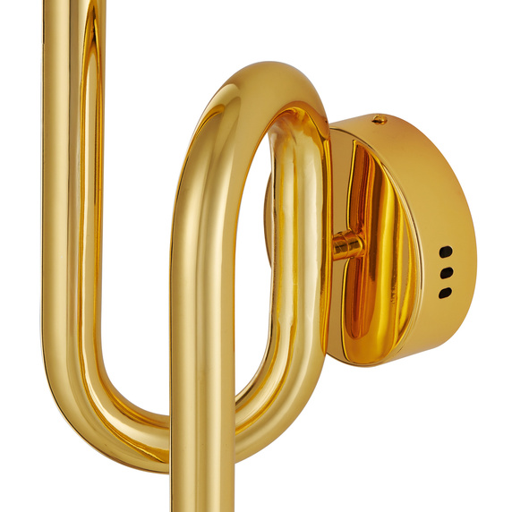 Lampa ścienna MYK LED złota 38 cm