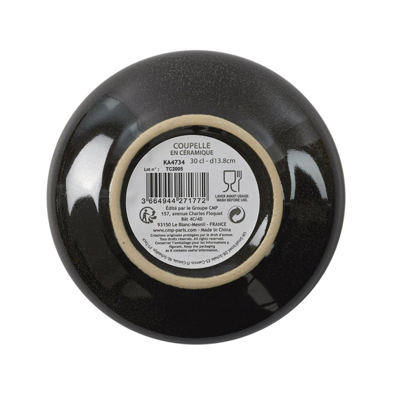 Mała miska Negro 300ml czarna