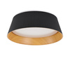 Plafon sufitowy FRILL LED czarny 45 cm
