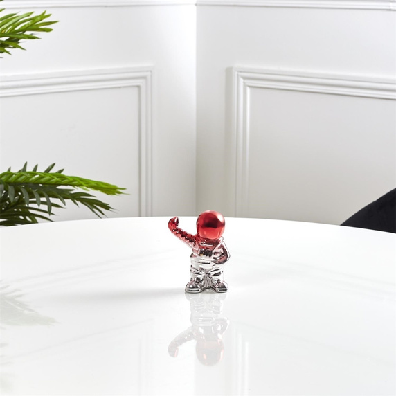 Figurka dekoracyjna Astronauta czerwony