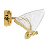 Lampa ścienna BEE LED 18 cm - złoty kinkiet dekoracyjny