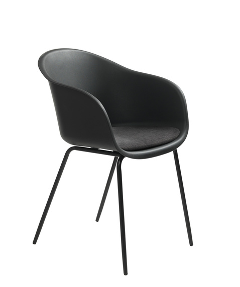 Krzesło Topley Arm czarne