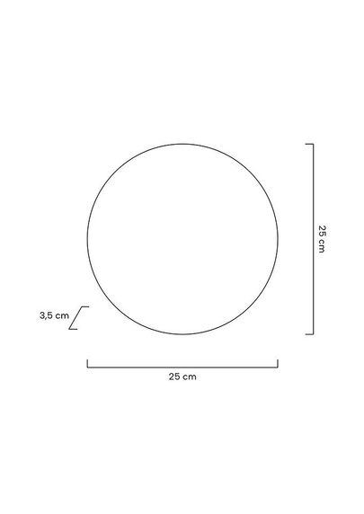 MOOSEE lampa ścienna SHADOW SUN 25 czarna