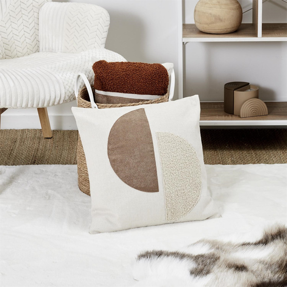 Poduszka 40x40cm beżowa Japandi