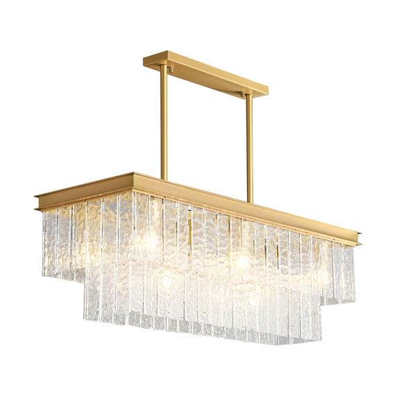 Lampa wisząca ICELAND mosiądz 100 cm