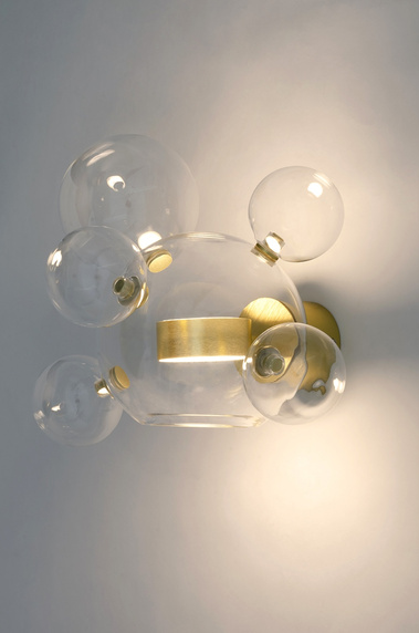 MOOSEE lampa ścienna CAPRI WALL 6 złota