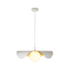 Lampa wisząca ENZO biało złota 60 cm