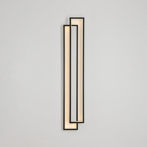 Lampa ścienna SYMMETRY-160 LED czarna 160 cm
