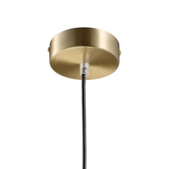 Lampa wisząca ARTDECO biało - złota 35 cm do salonu
