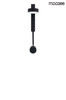 MOOSEE lampa ścienna CLARID BLACK czarna