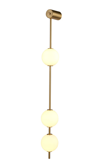Lampa ścienna BERRY LED złoty biały 103 cm