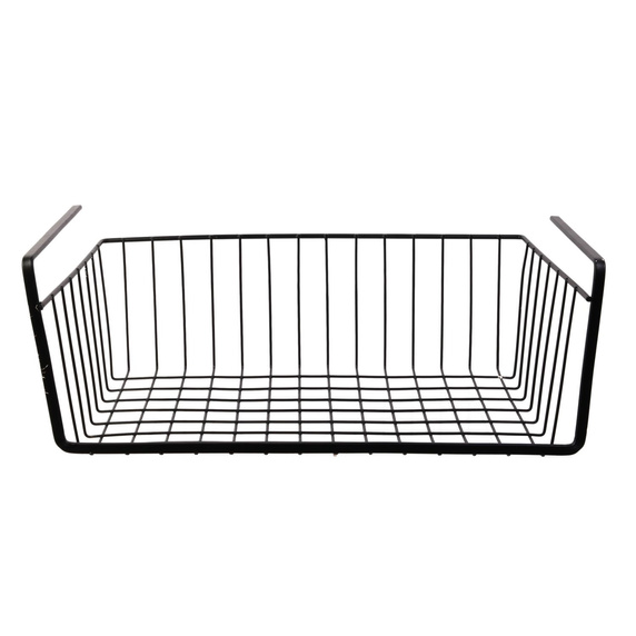 Podwieszany kosz podpółkowy M czarny